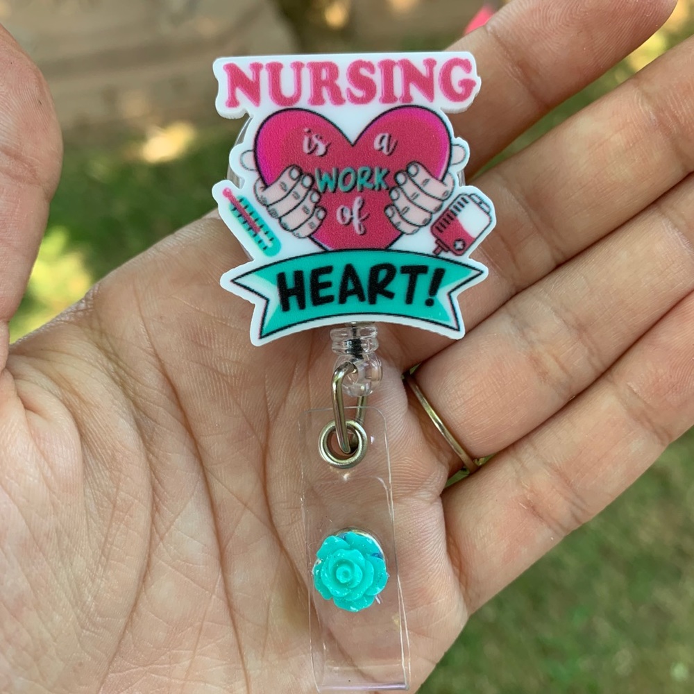 Nursing Retractable Badge Holder